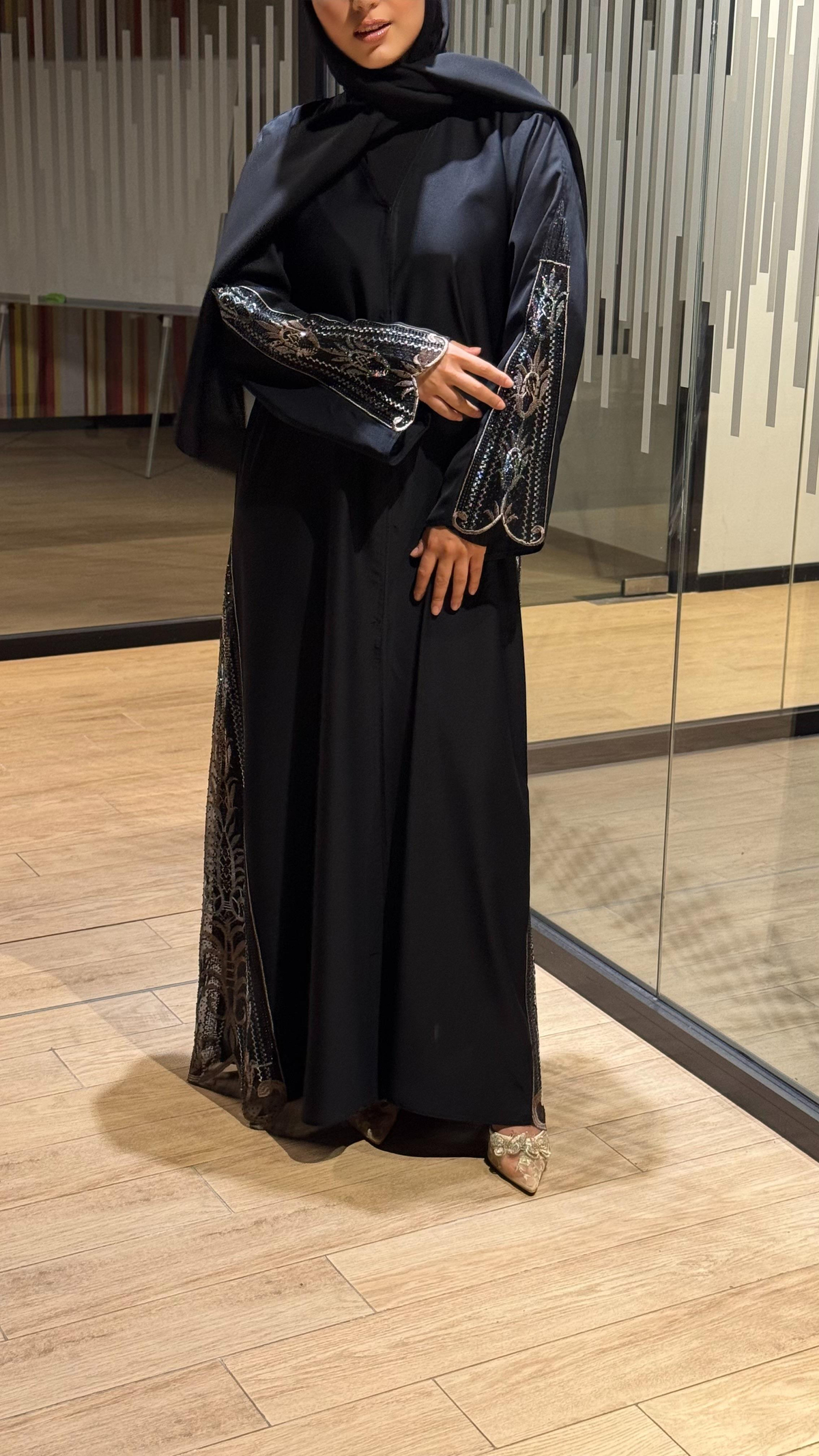 Güpürlü abaya