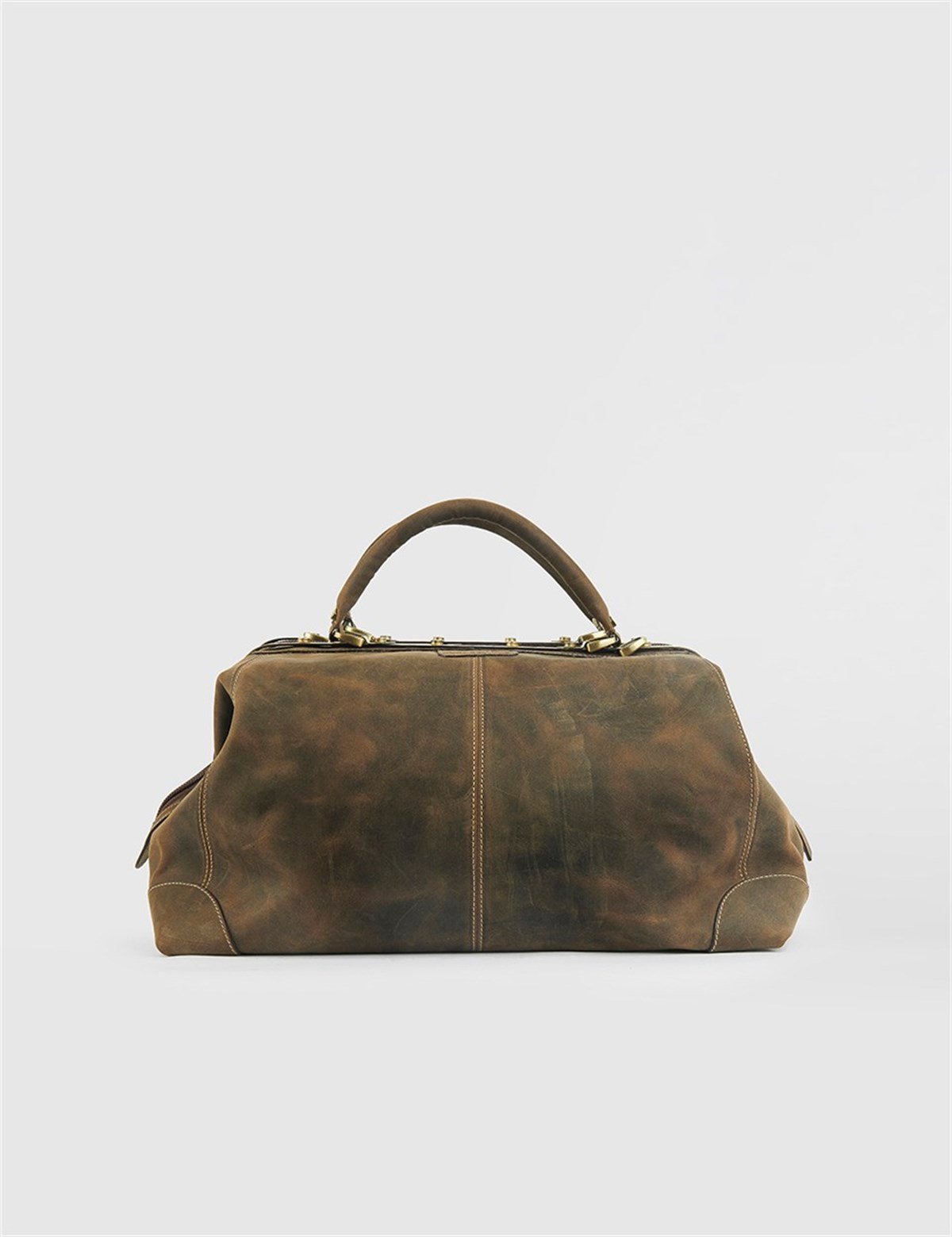 Broome Unisex Valiz Camel Nubuk