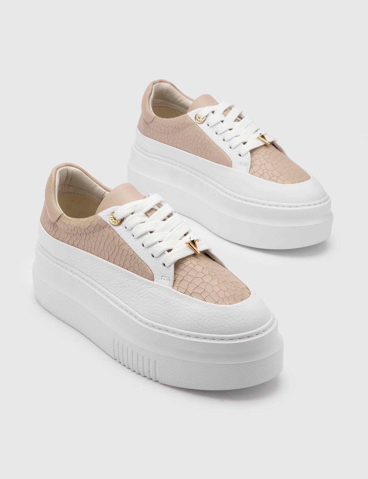 Fien Mink Leather Women's Sneaker