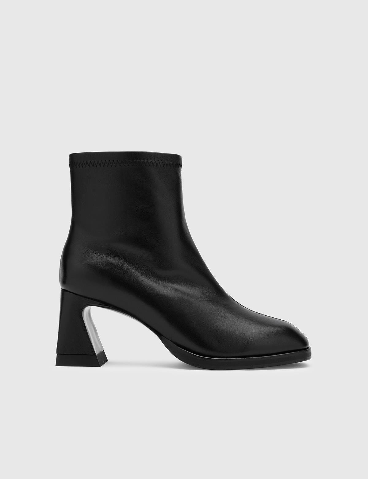 İlia Black Leather Women's Boot