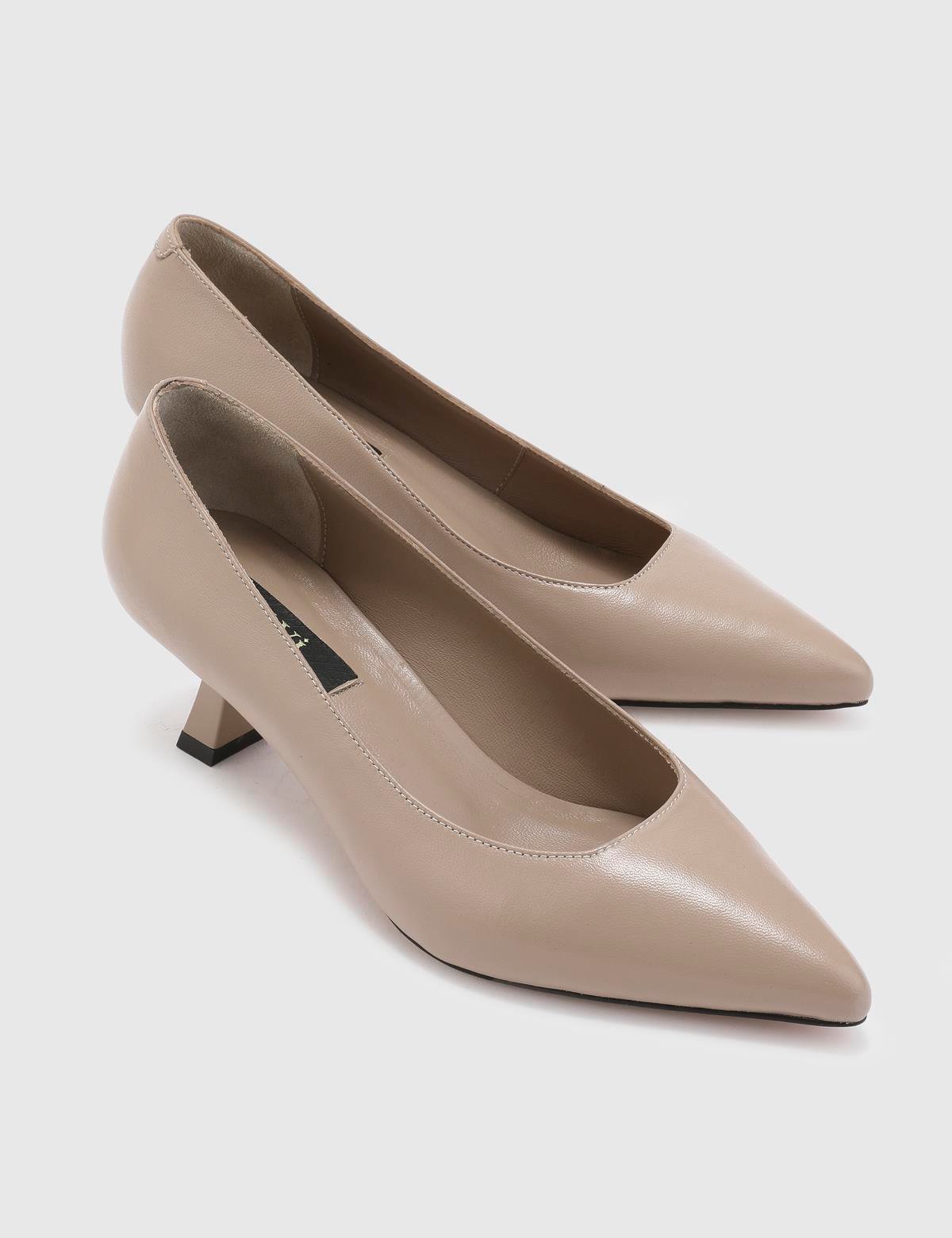 Janna Mink Leather Women's Pump