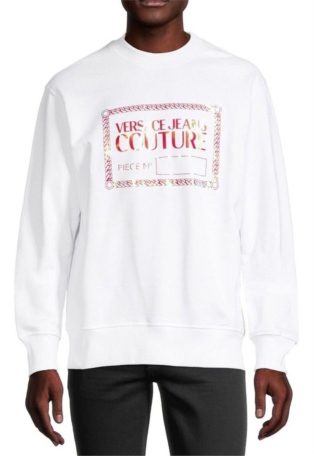 Beyaz sweatshirt