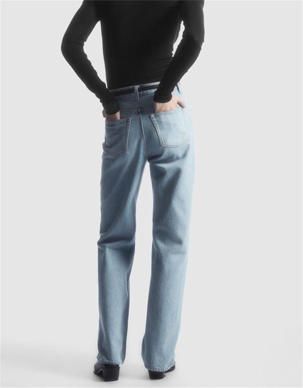 C.S straight jean pantolon