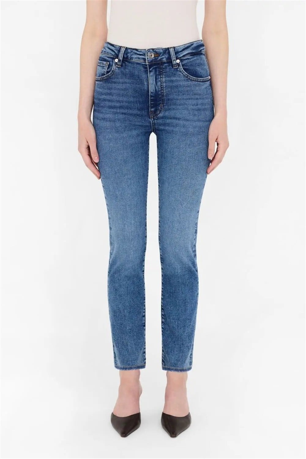 Frm Pencil Crop Jean 