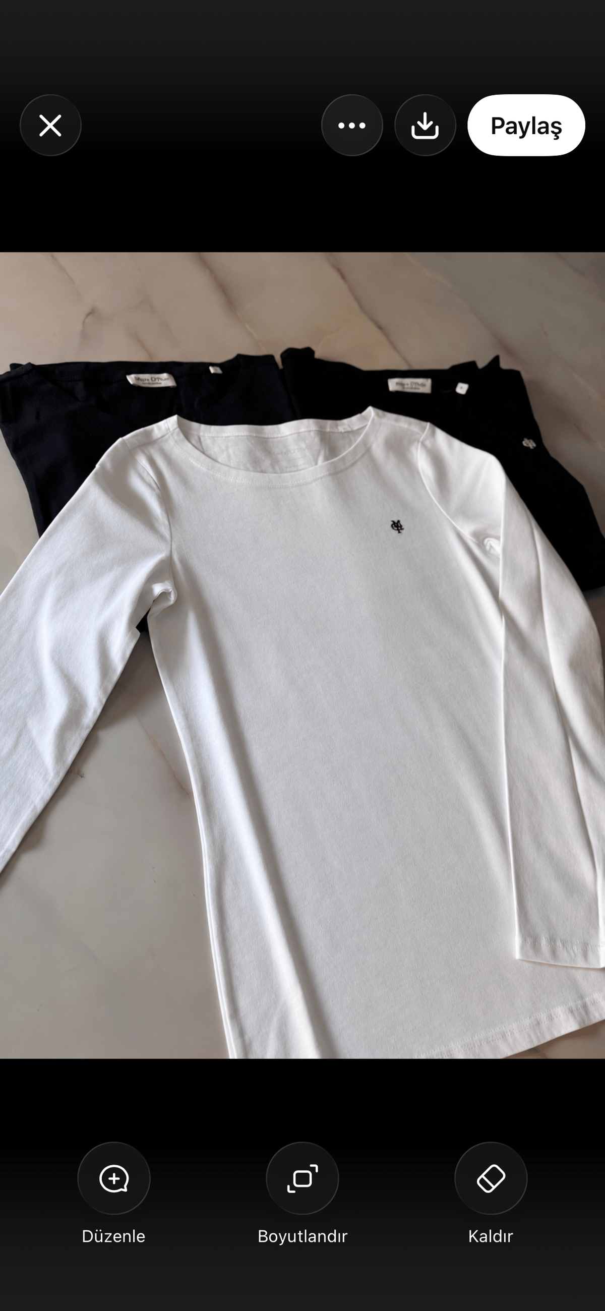 m.polo uzun kollu t-shirt