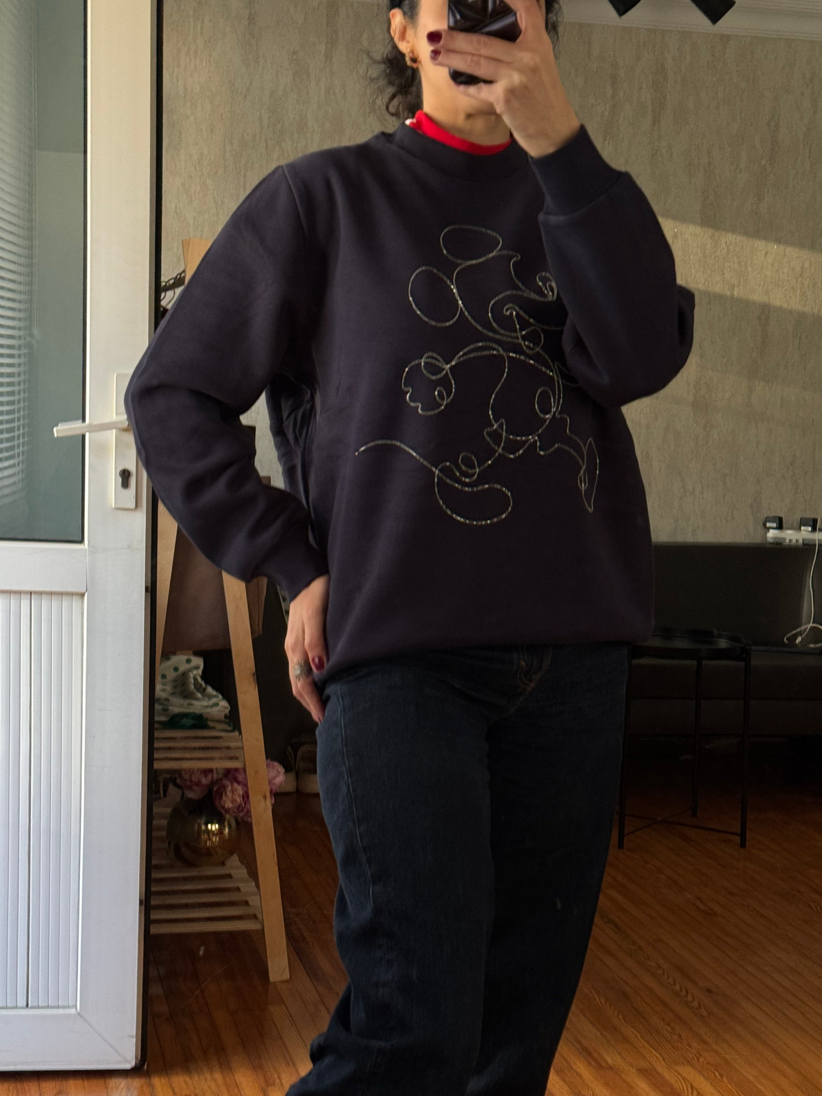 mıcky mouse  bisiklet yaka sweatshirt 
