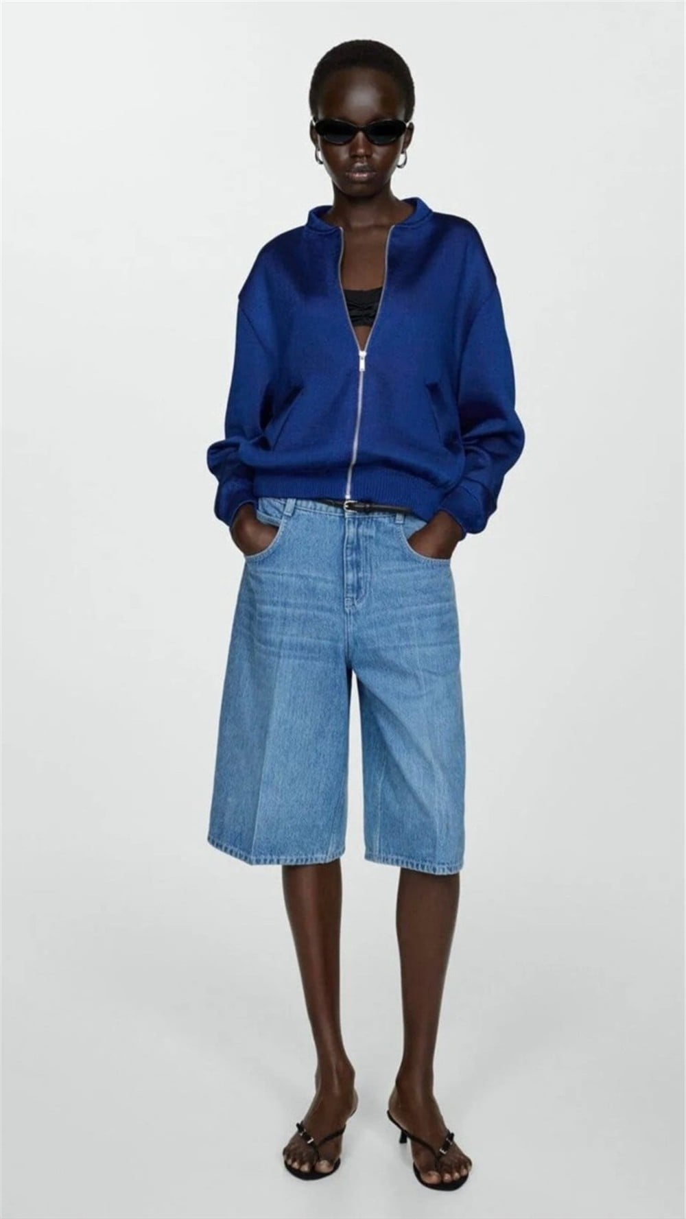 Mng Triko Bomber Ceket