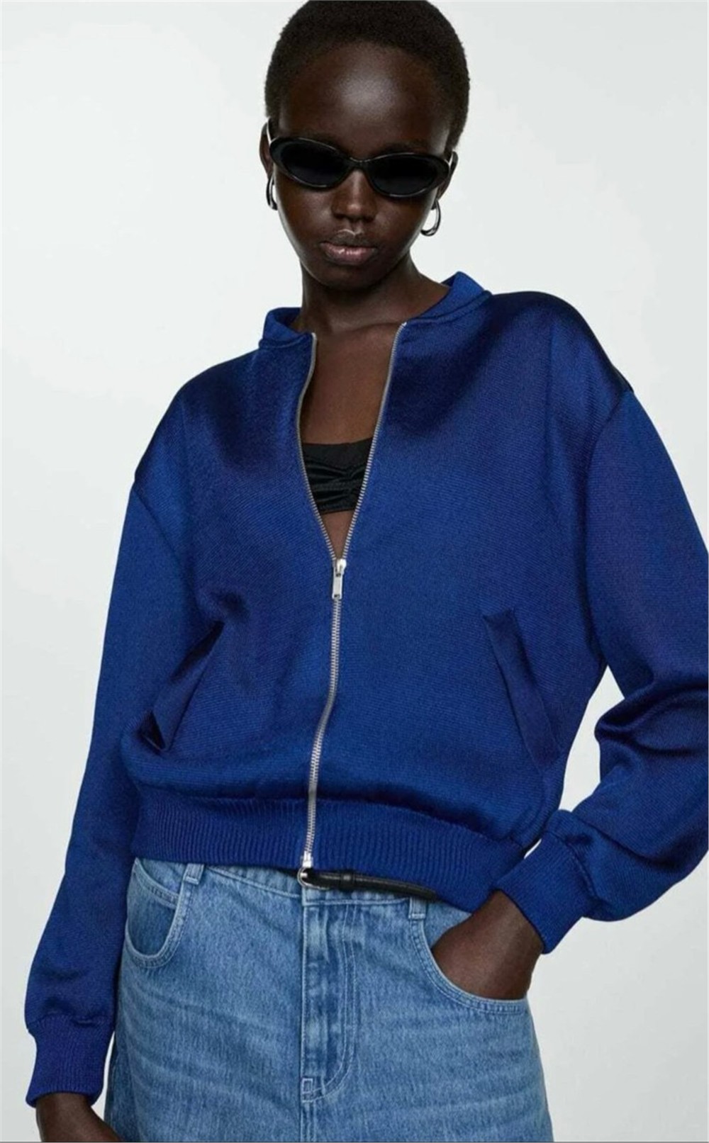 Mng Triko Bomber Ceket