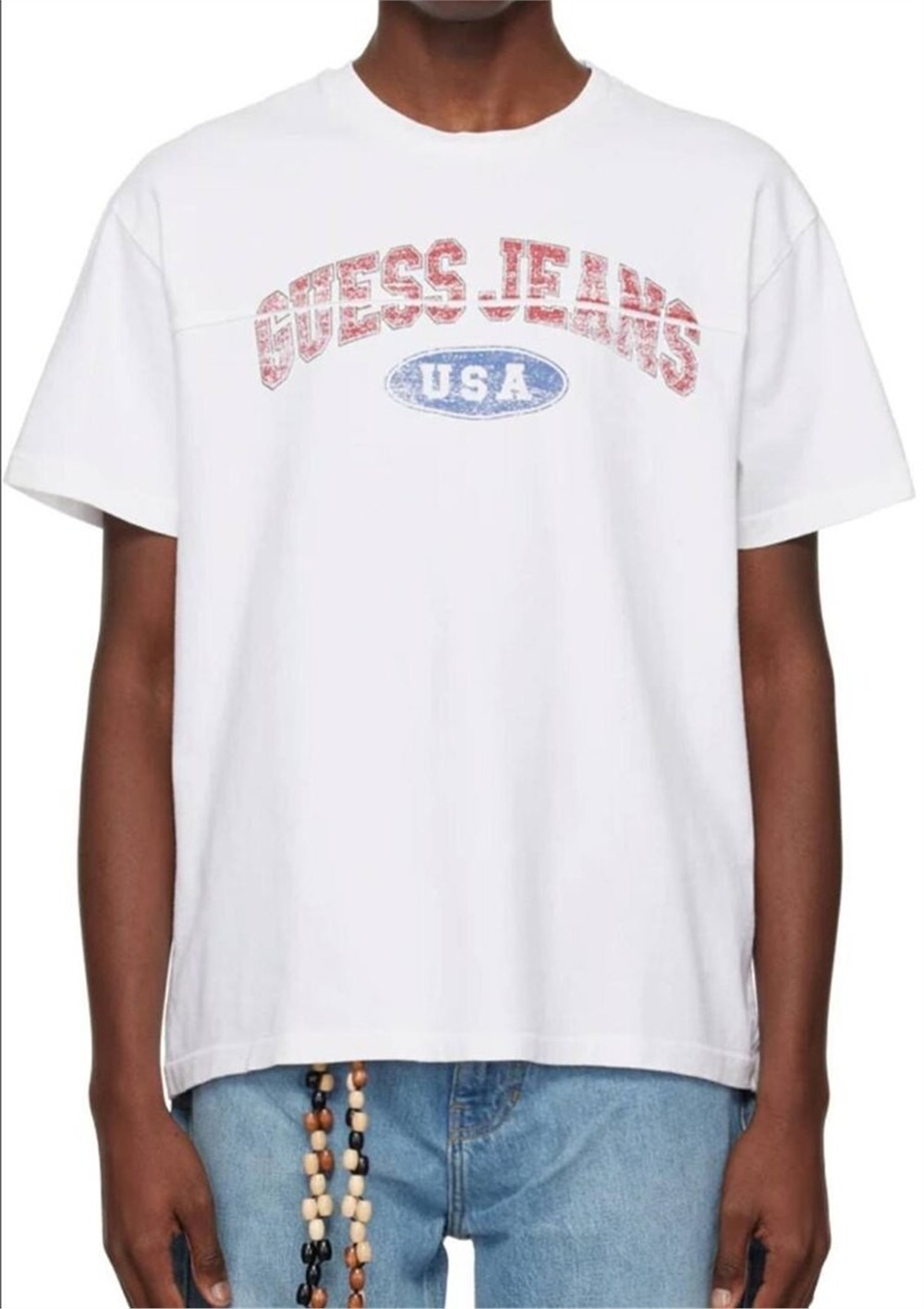 Oversize eskitme t-shirt
