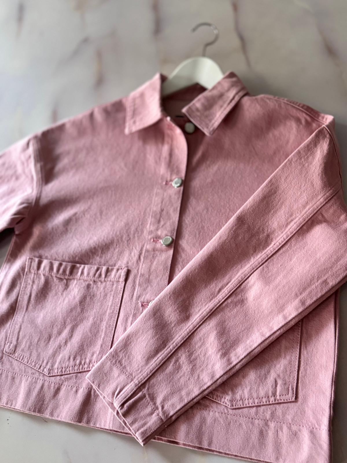 PEMBE JEAN CEKET