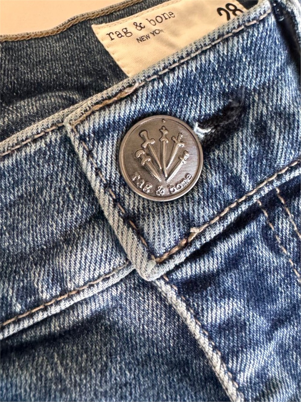 Rag Bone slim cut jeans
