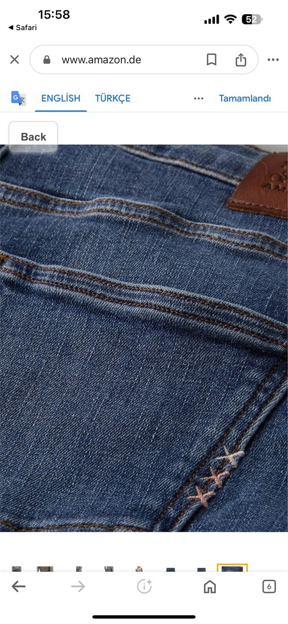 Scotch soda jean