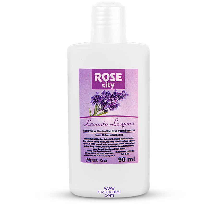 Nemlendirici El ve Vücut Lavanta Losyonu 90 ml -Rosecity Isparta