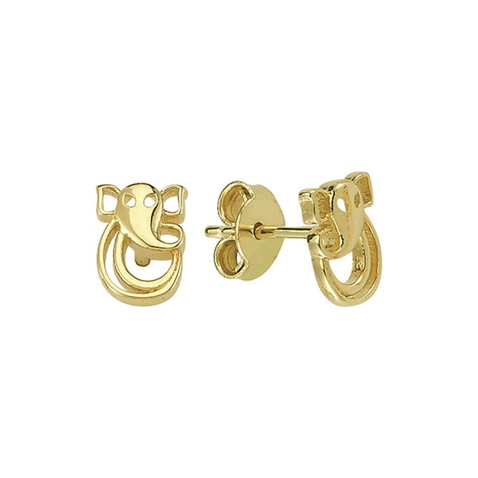 14 Ayar Altın Fil Küpe