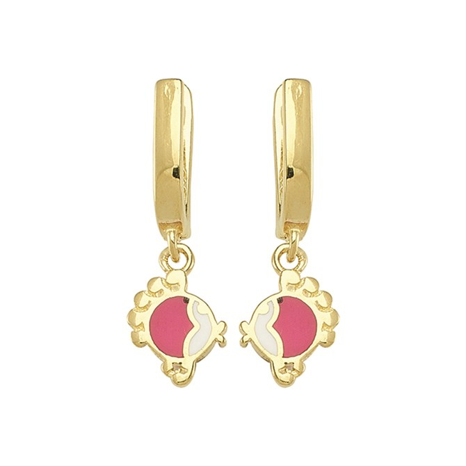 14 Ayar Sallantılı ve Taşlı Sallantılı Model Altın Küpe