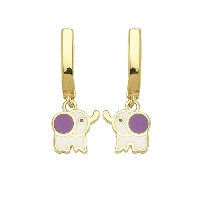 14 Ayar Sallantılı ve Taşlı Sallantılı Model Altın Küpe