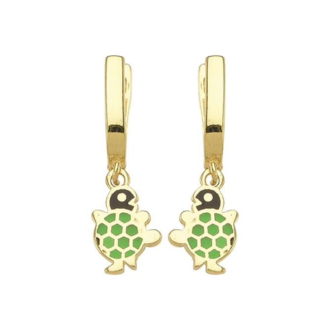 14 Ayar Sallantılı ve Taşlı Sallantılı Model Altın Küpe