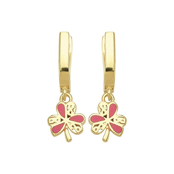 14 Ayar Sallantılı ve Taşlı Sallantılı Model Altın Küpe