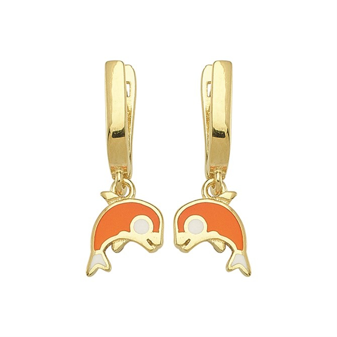 14 Ayar Sallantılı ve Taşlı Sallantılı Model Altın Küpe