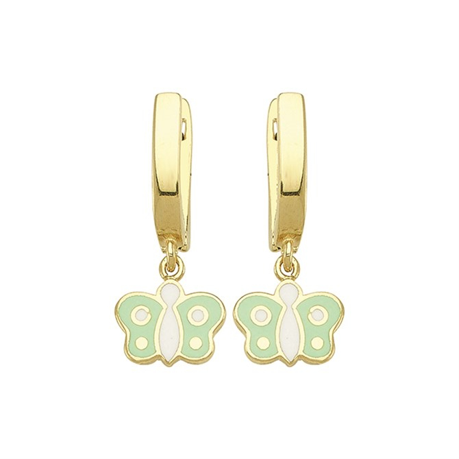 14 Ayar Altın Kelebek Küpe