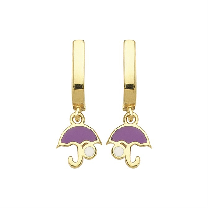 14 Ayar Sallantılı ve Taşlı Sallantılı Model Altın Küpe