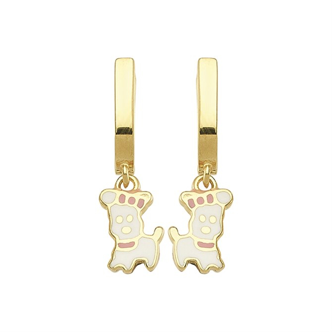 14 Ayar Sallantılı ve Taşlı Sallantılı Model Altın Küpe