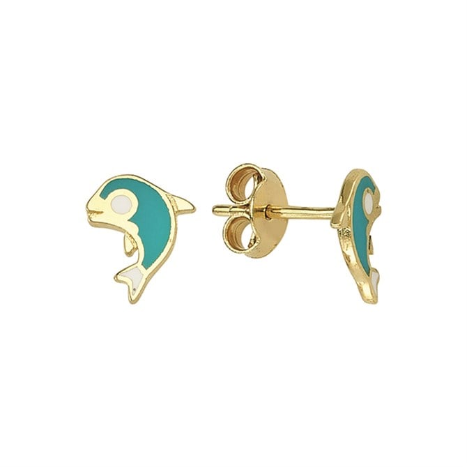 14 Ayar Altın Balık Küpe