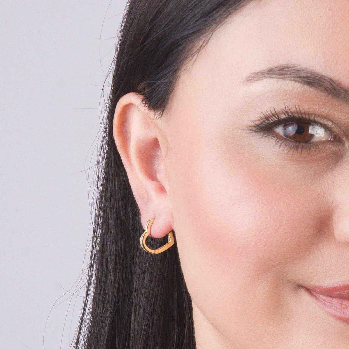 14 Ayar Halka Altın Küpe