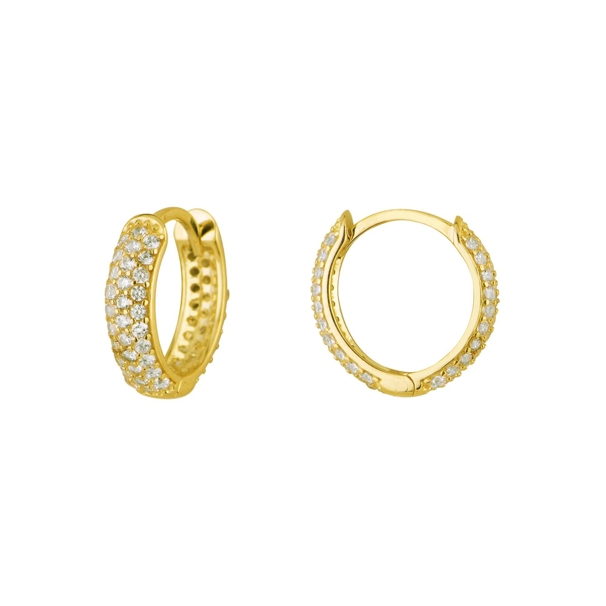 14 Ayar Halka Altın Küpe