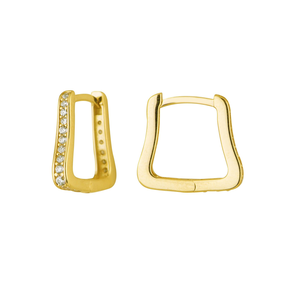 14 Ayar Halka Altın Küpe