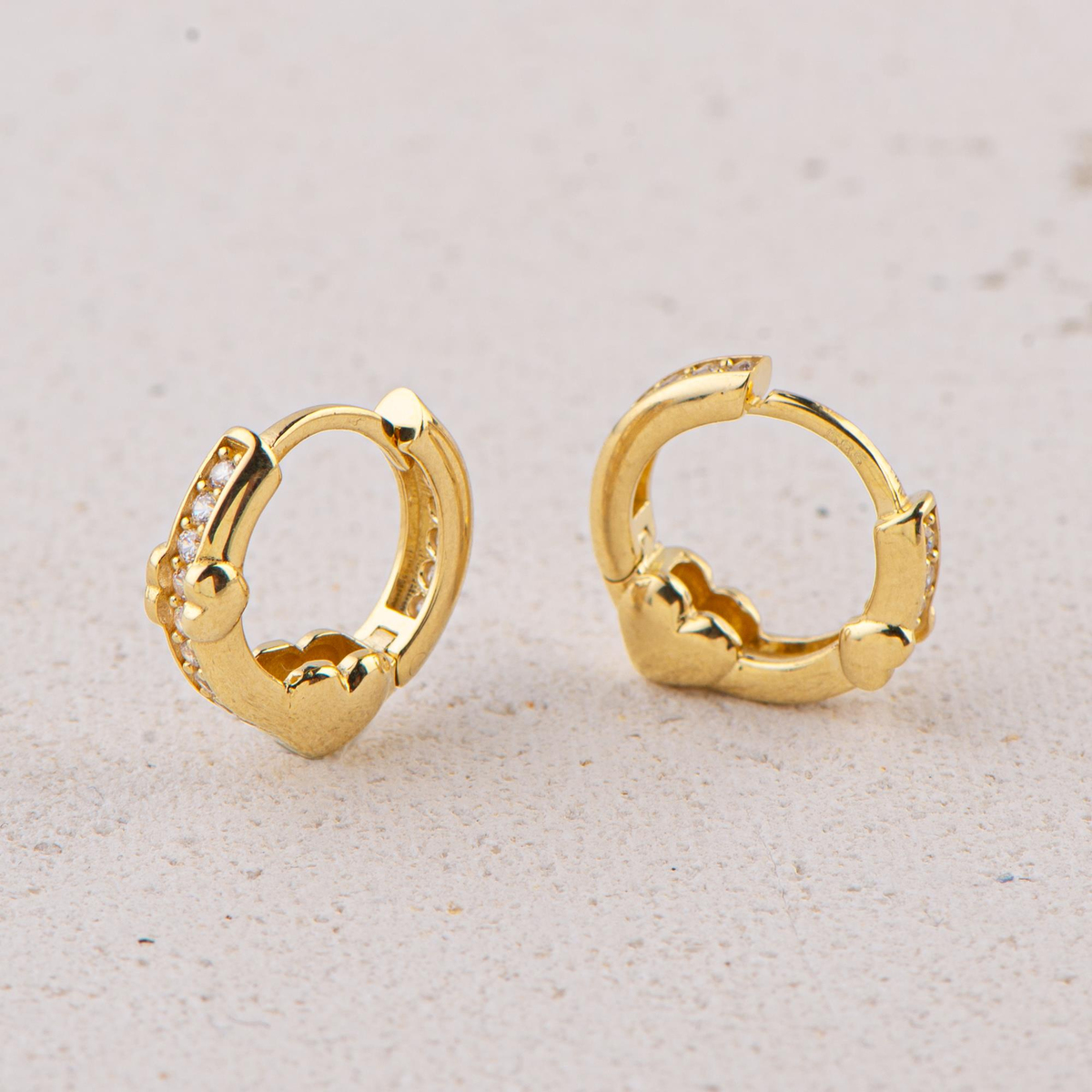 14 Ayar Halka Altın Küpe