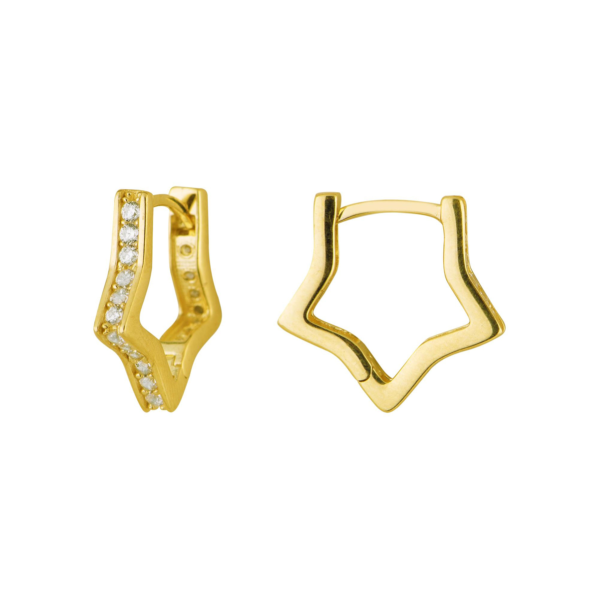 14 Ayar Halka Altın Küpe