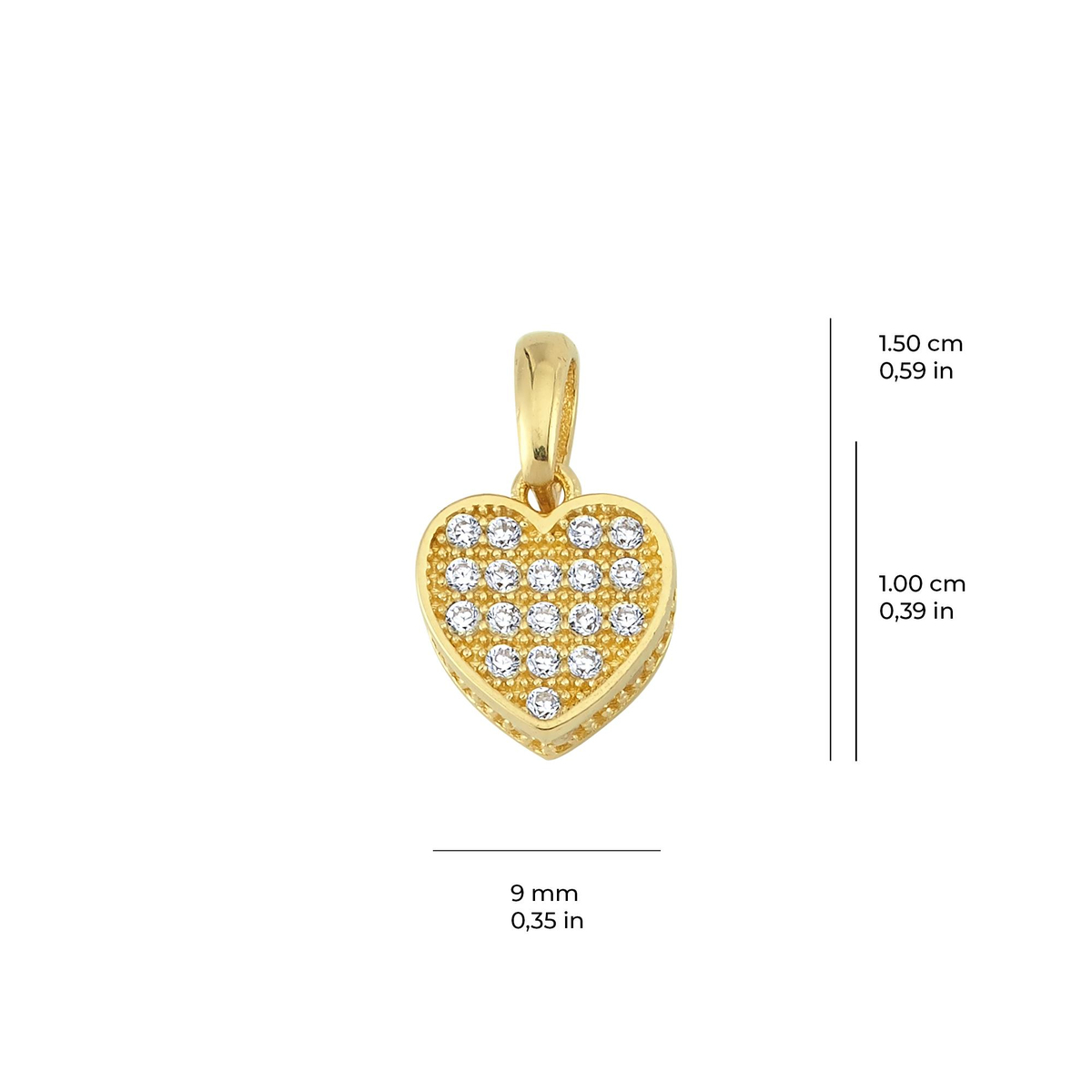 14 Ayar Altın Kolye Ucu