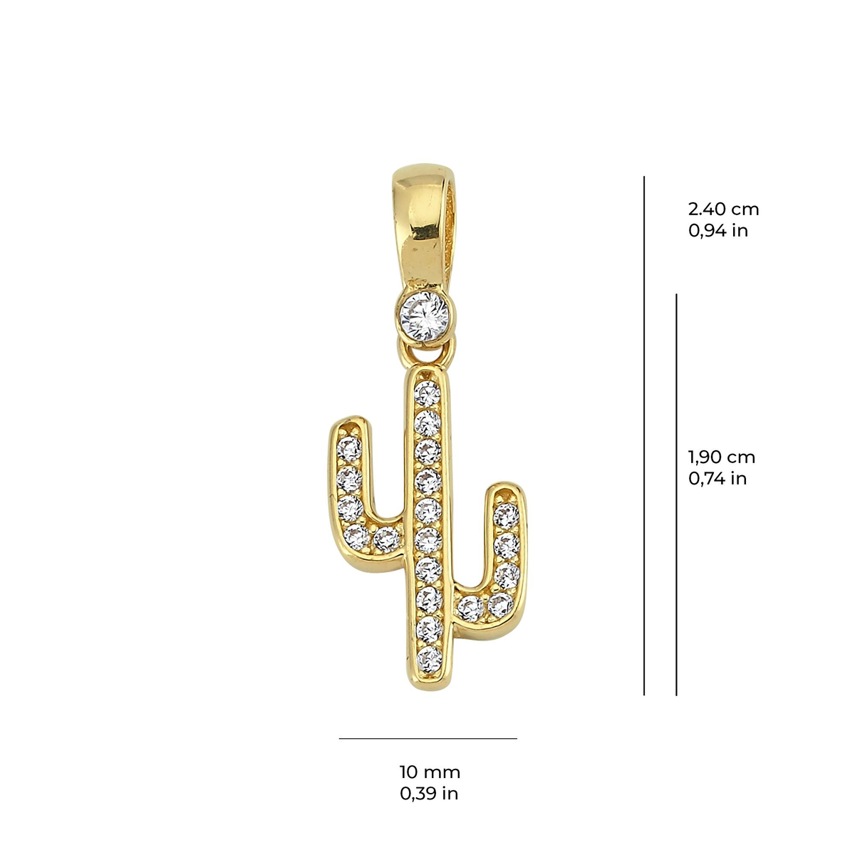 14 Ayar Altın Kolye Ucu