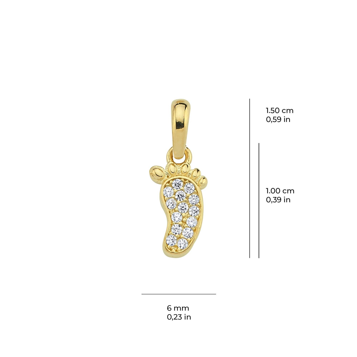 14 Ayar Altın Kolye Ucu