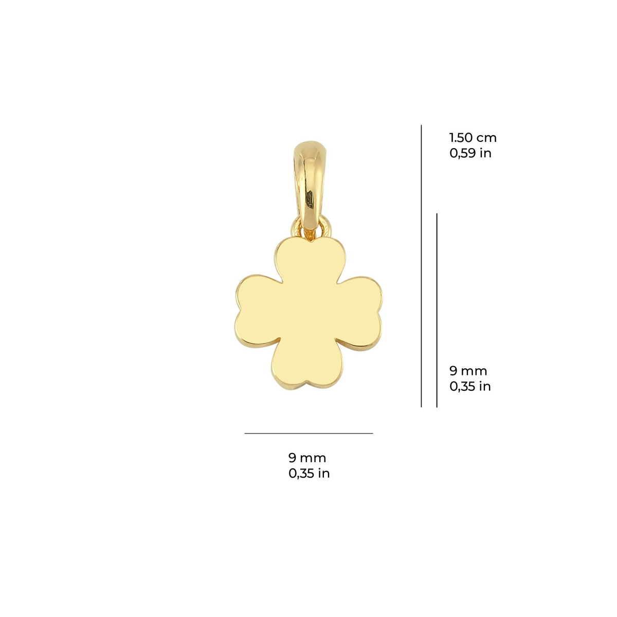 14 Ayar Altın Kolye Ucu