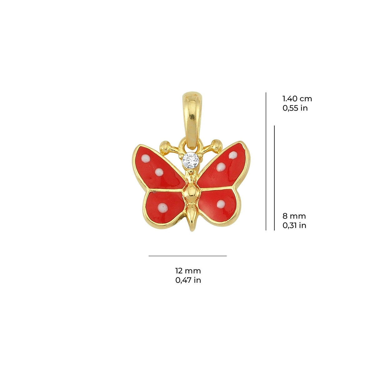 14 Ayar Altın Kolye Ucu