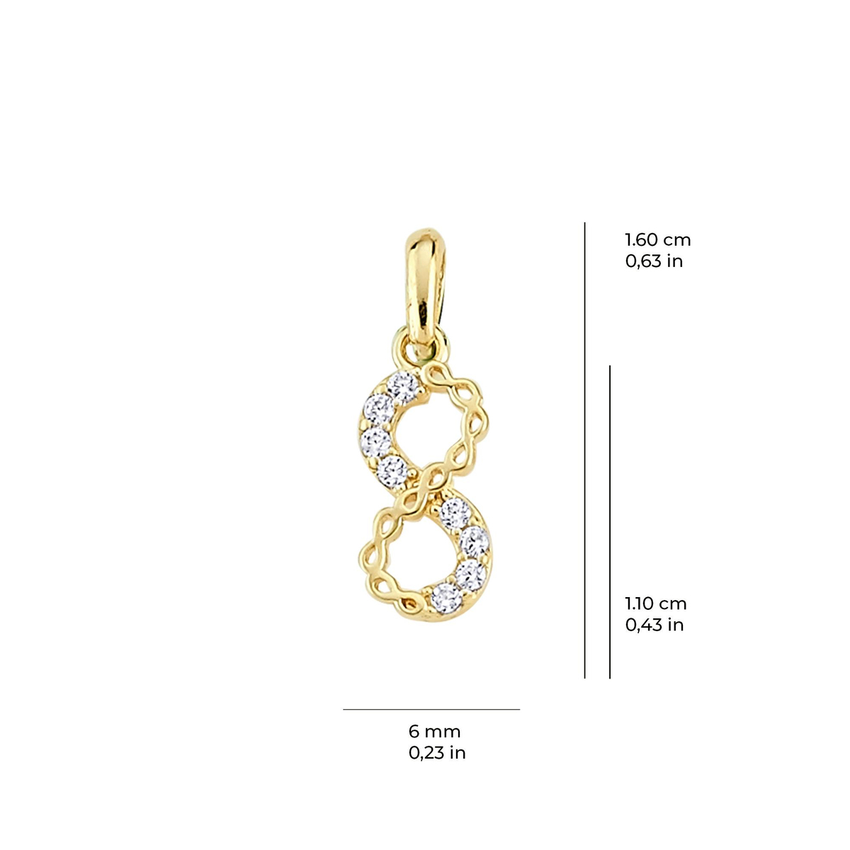 14 Ayar Altın Kolye Ucu