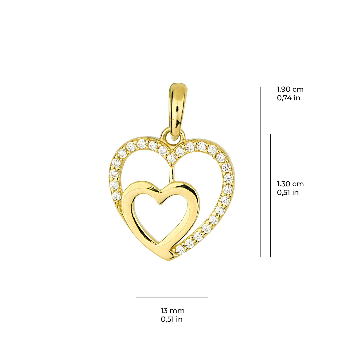 14 Ayar Altın Kolye Ucu