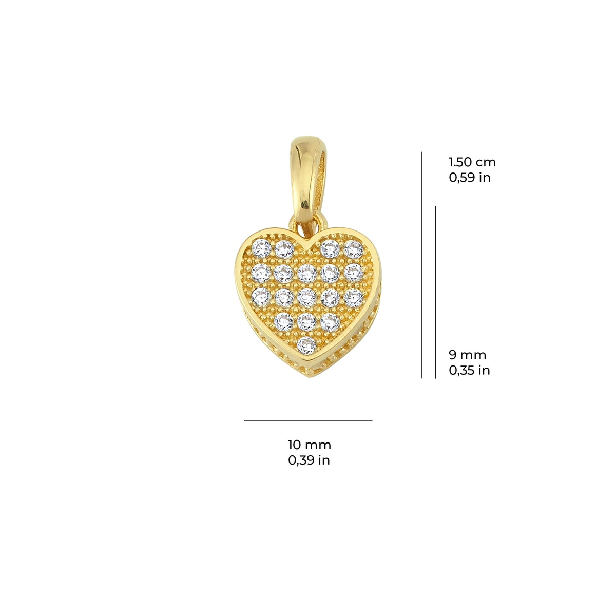 14 Ayar Altın Kolye Ucu