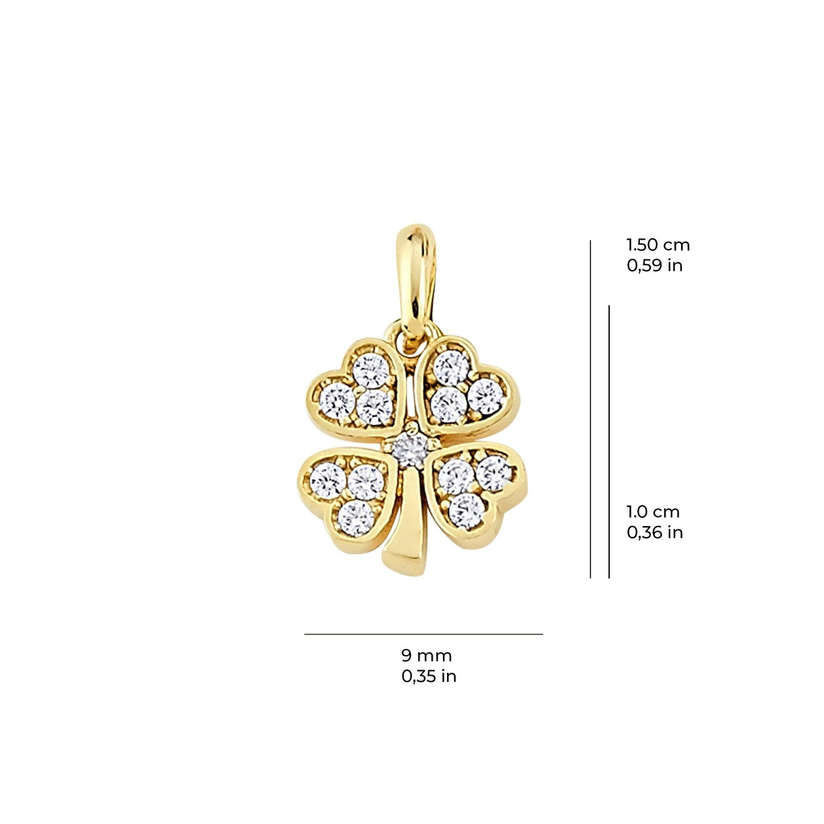 14 Ayar Altın Kolye Ucu