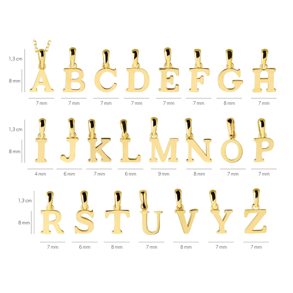 14 Ayar Altın Kolye Ucu