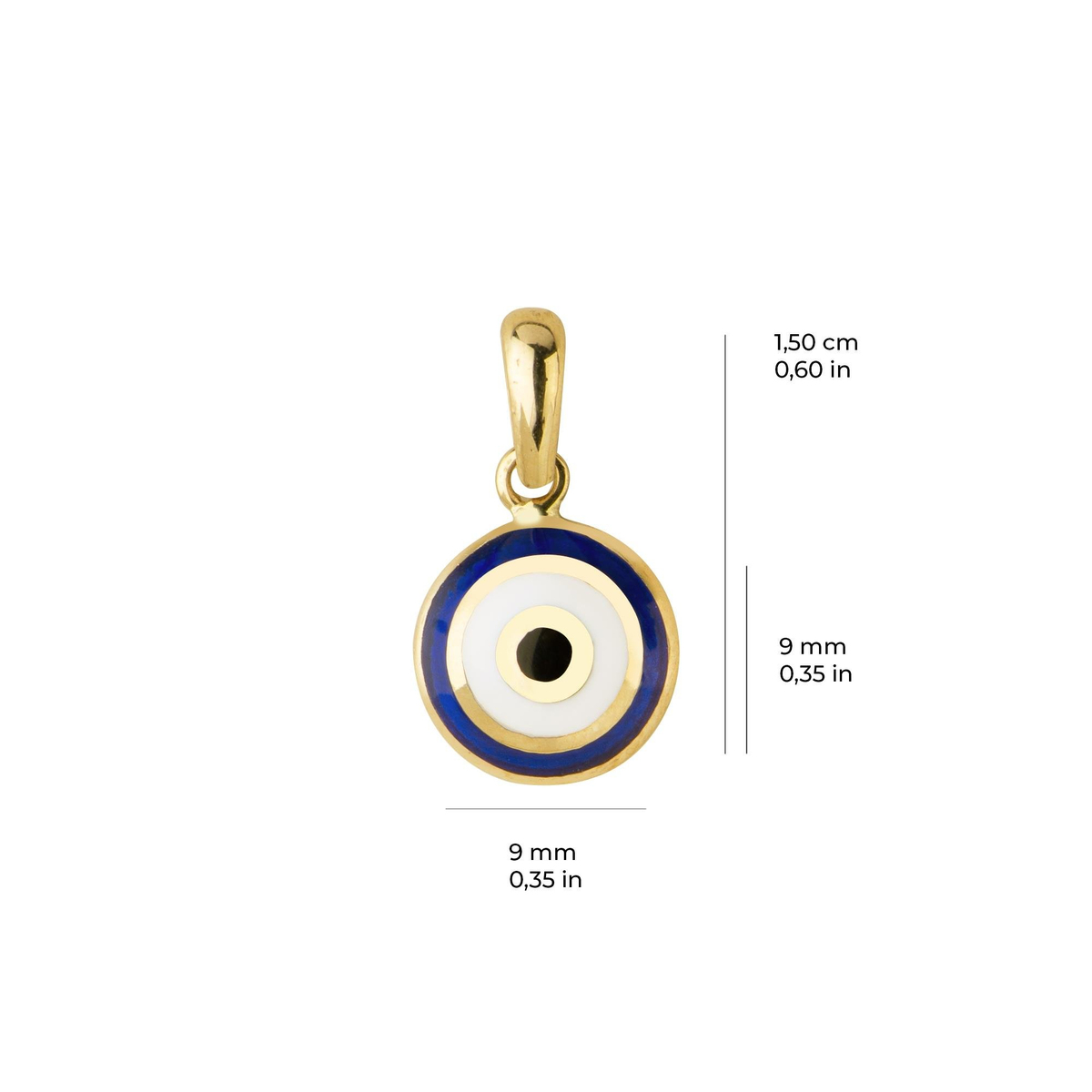 14 Ayar Altın Kolye Ucu