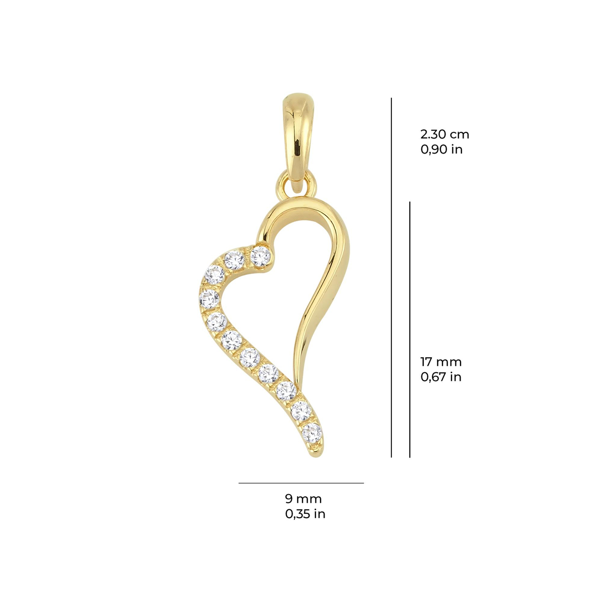 14 Ayar Altın Kolye Ucu