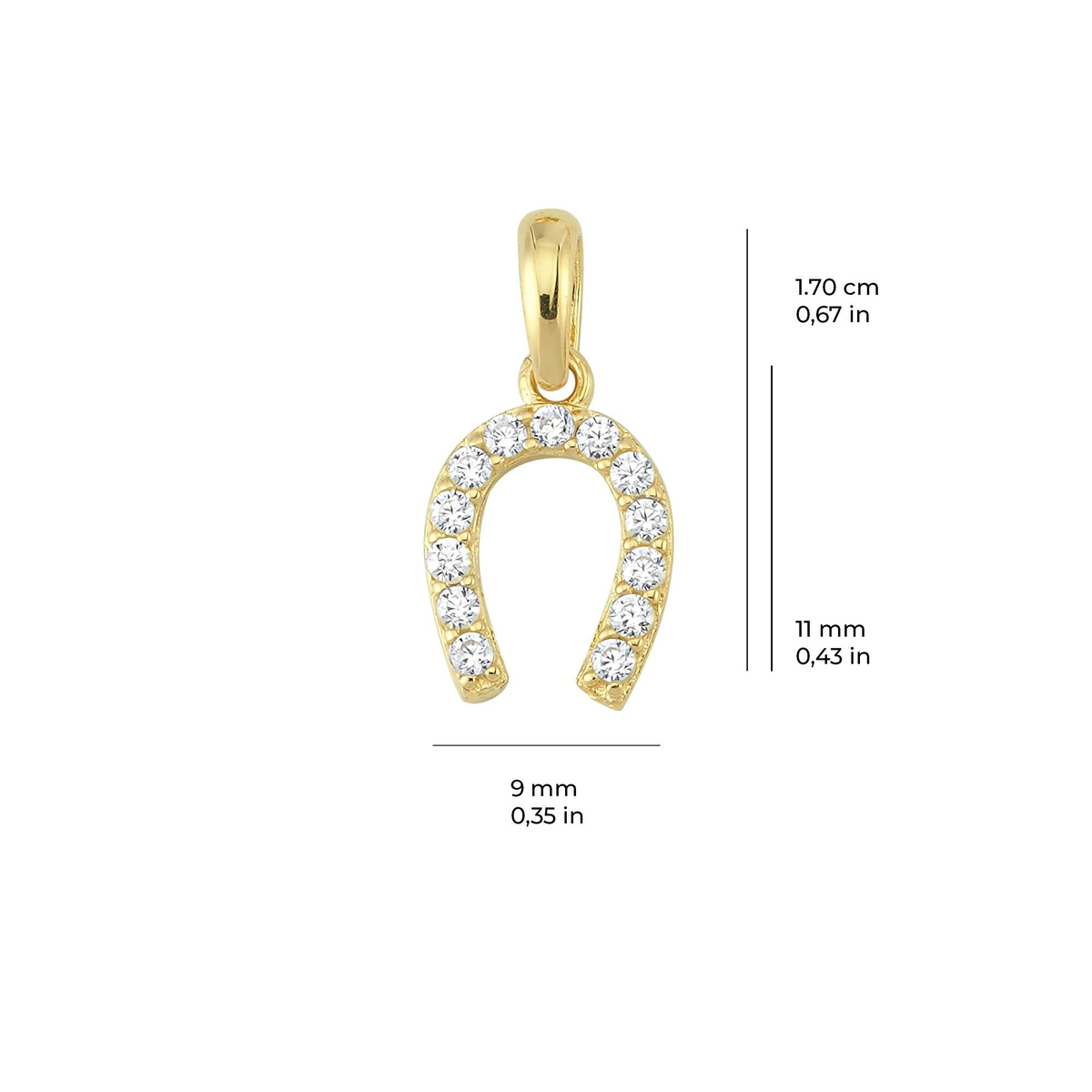 14 Ayar Altın Kolye Ucu