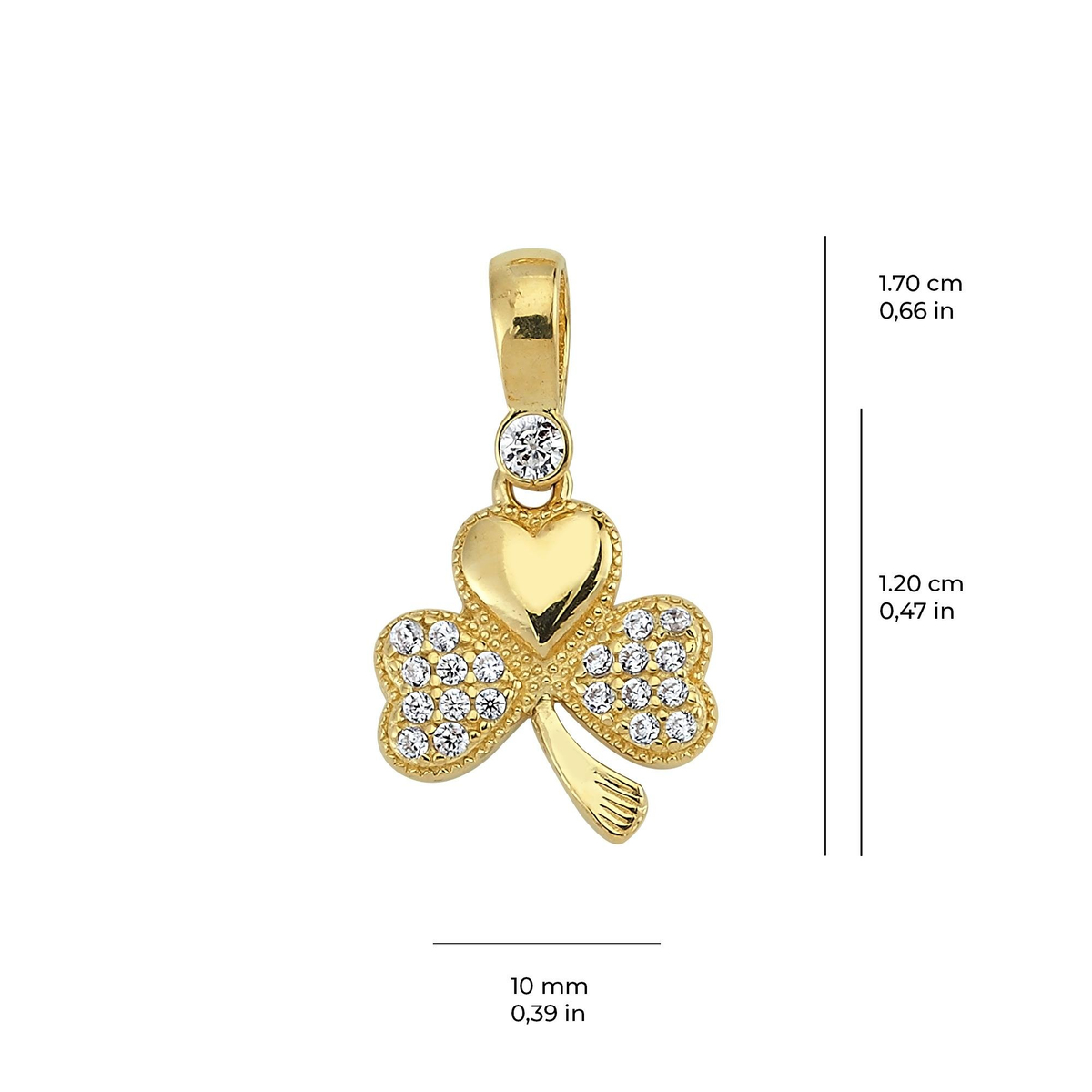 14 Ayar Altın Kolye Ucu