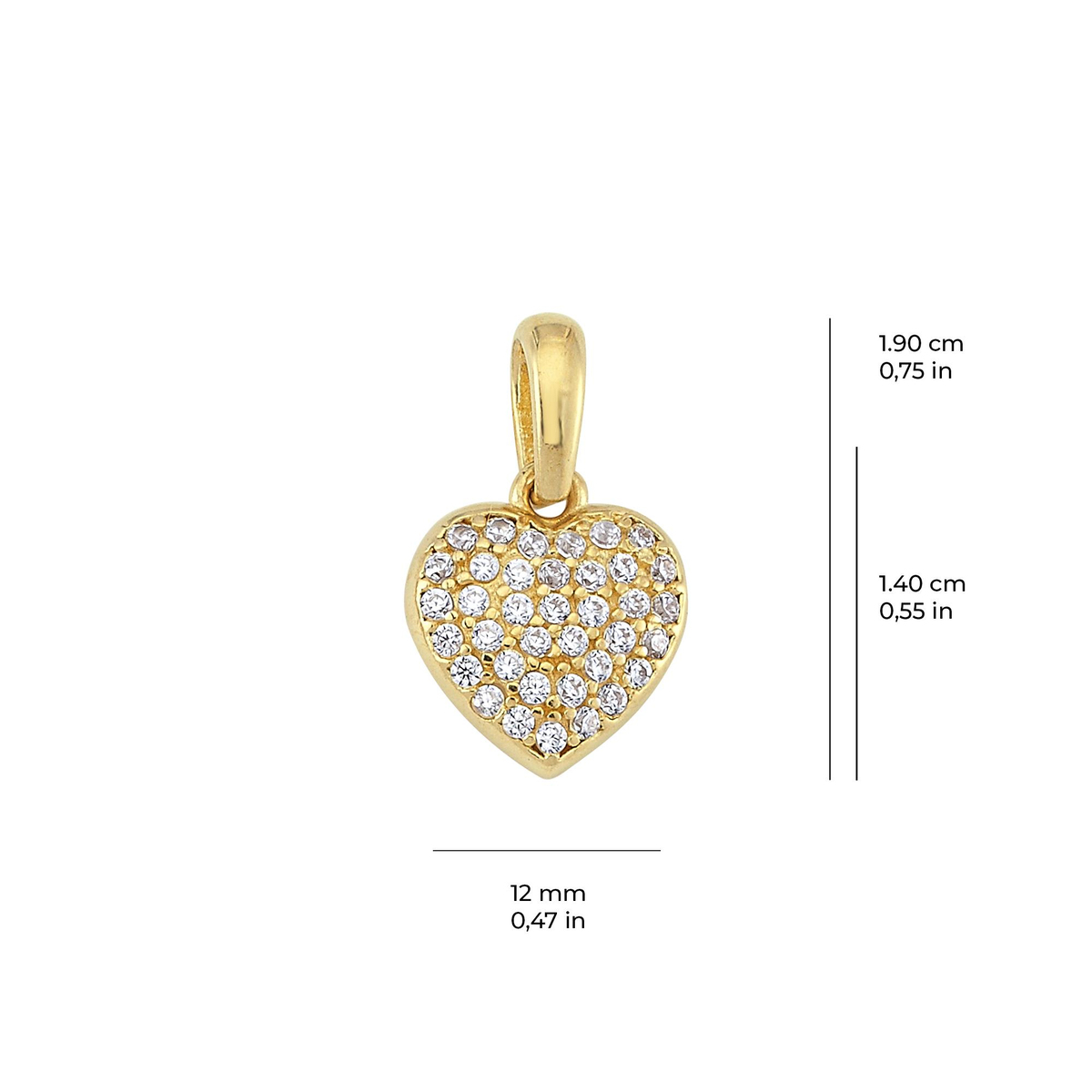 14 Ayar Altın Kolye Ucu