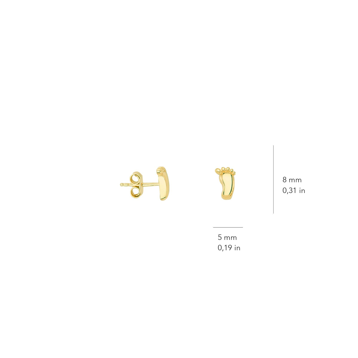 14 Ayar Altın Küpe