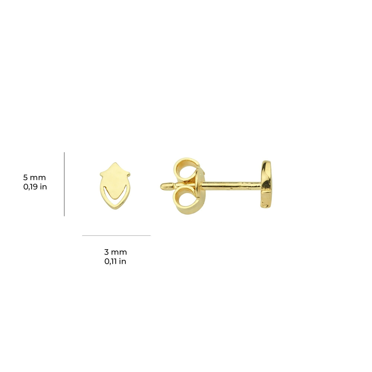 14 Ayar Altın Küpe