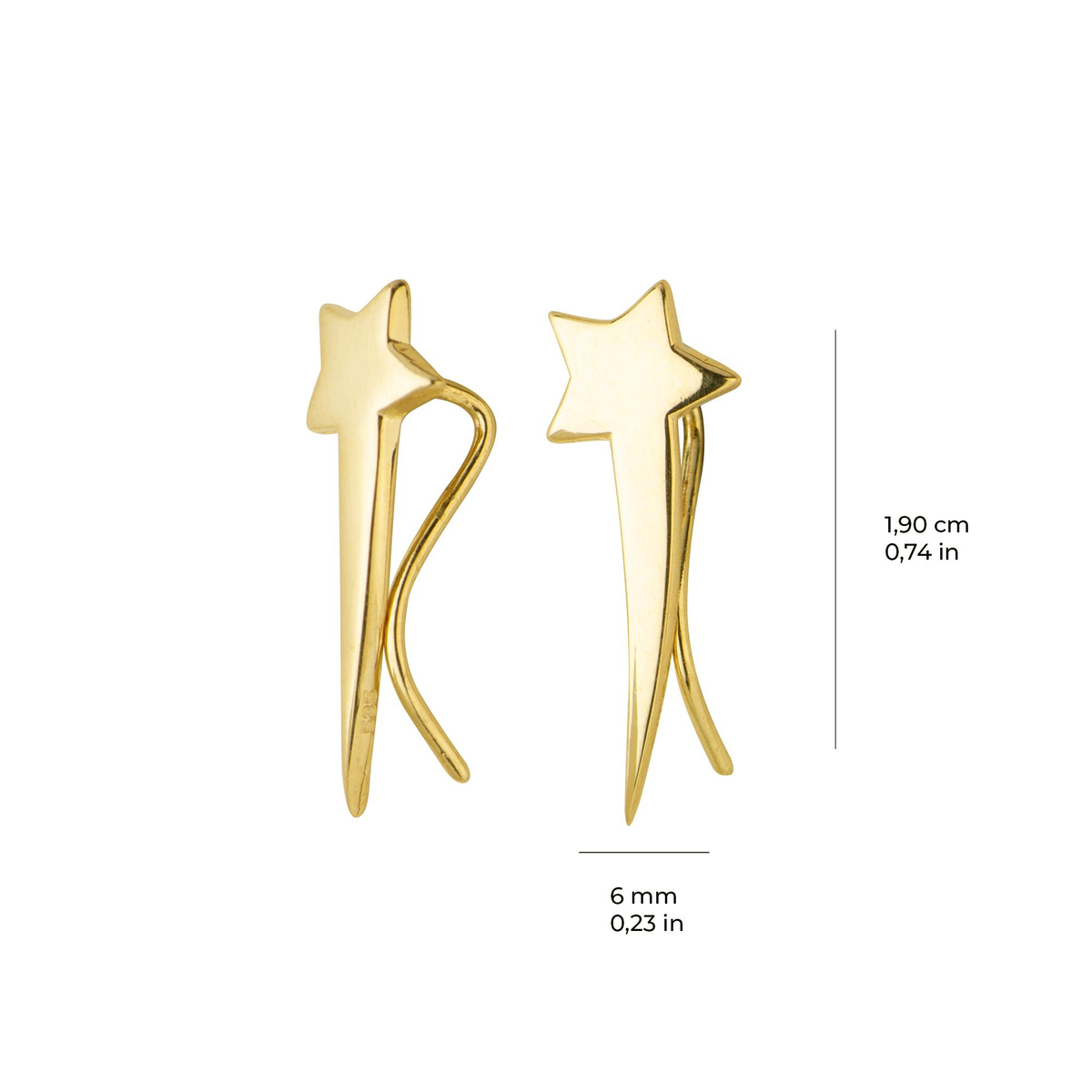 14 Ayar Altın Küpe
